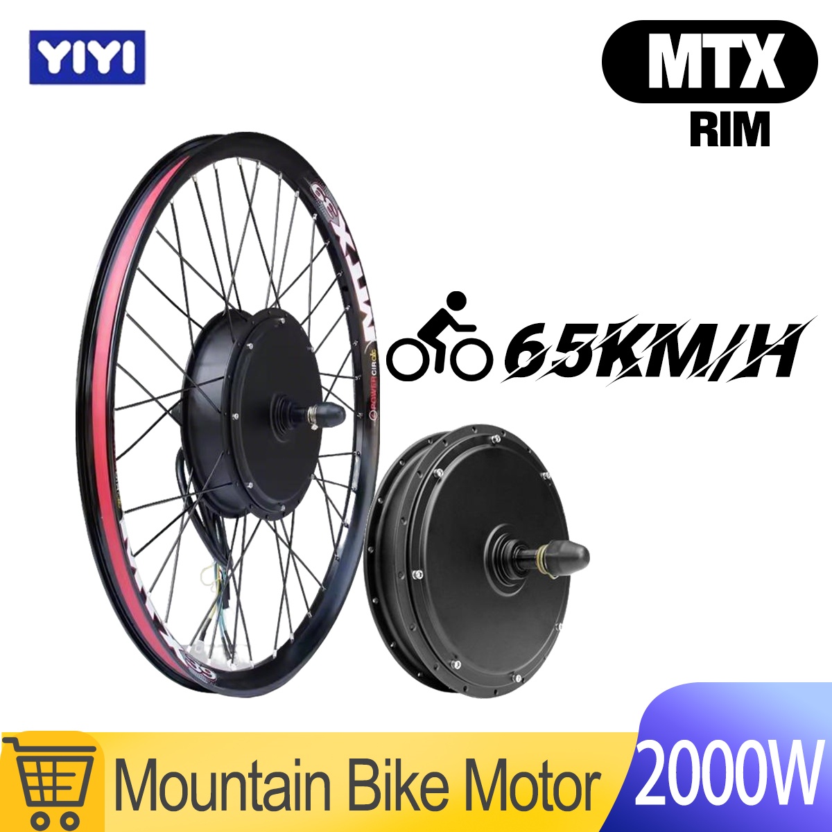Motor de Bicicleta Eléctrica M - 72V 5000W Hub Motor Kit reseña y precio