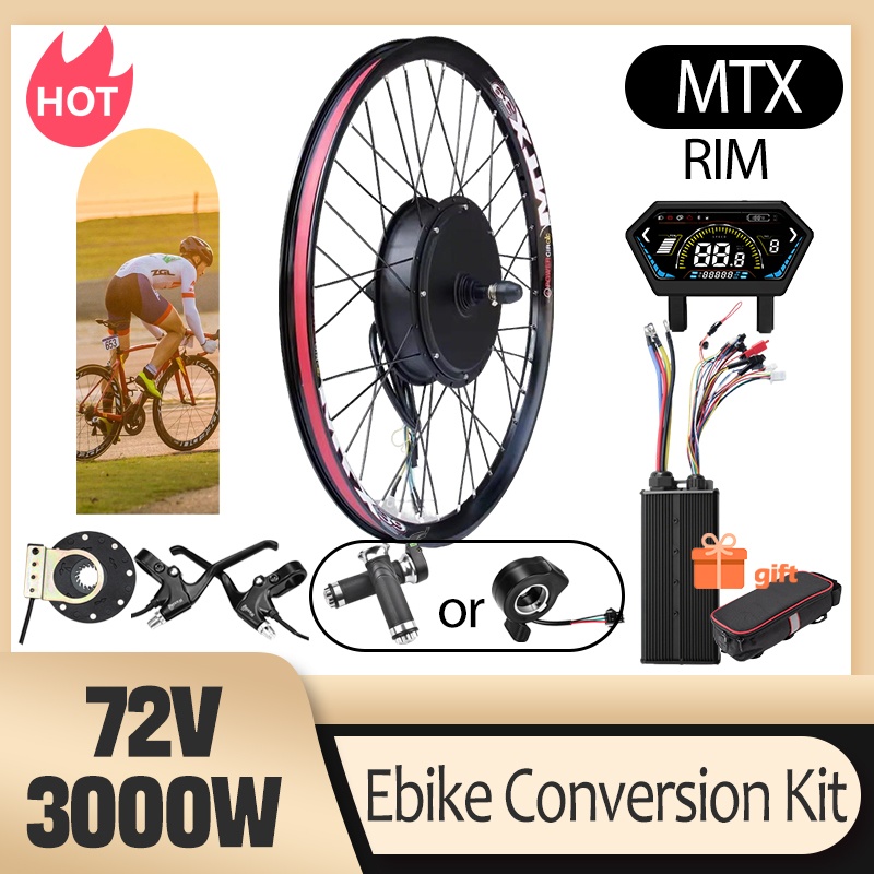 Kit de Conversión para Bicicle - Ebike Conversion Kit 72V 3000W reseña y precio