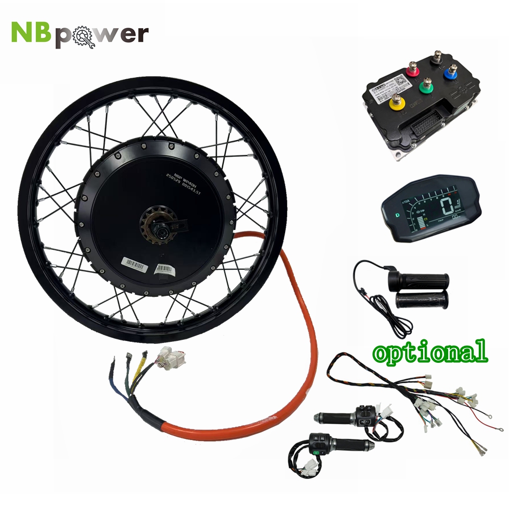 Kit de bicicleta eléctrica NBp - 72V 5000W Hub Motor Kit reseña y precio