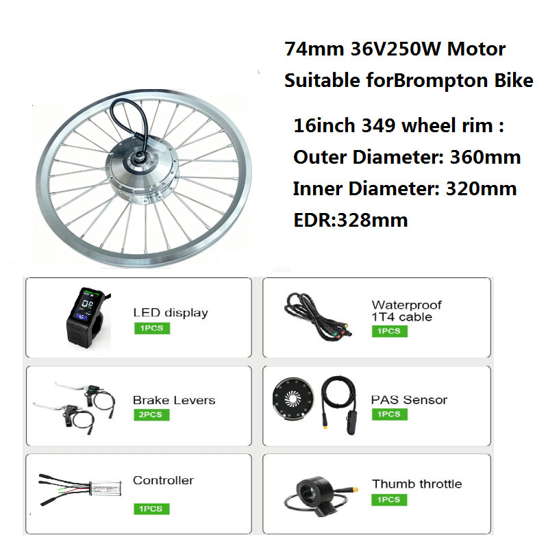 Kits de conversión de biciclet - Ebike Conversion Kit 72V 3000W reseña y precio